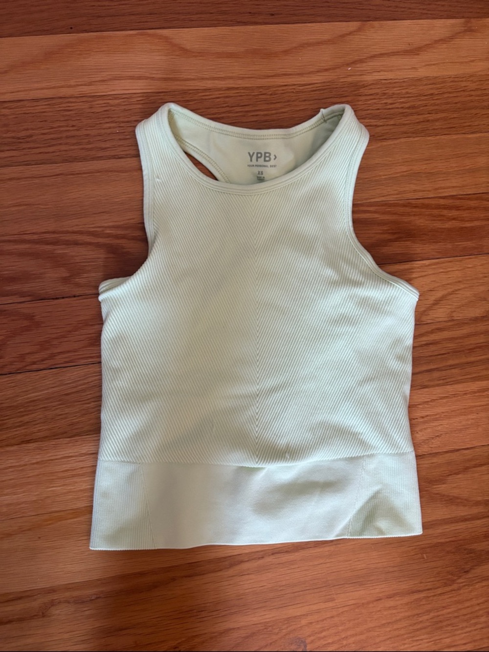 YPB Green Ribbed Tank